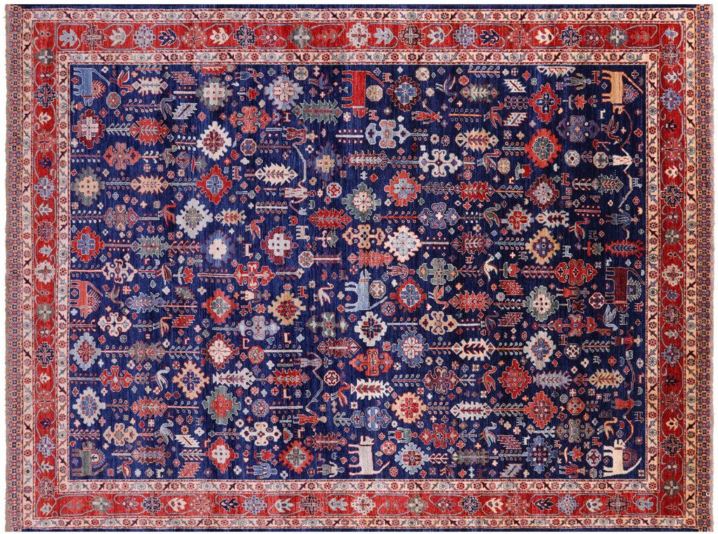 Persian Heriz Serapi Handmade Wool Rug - Manhattan Rugs