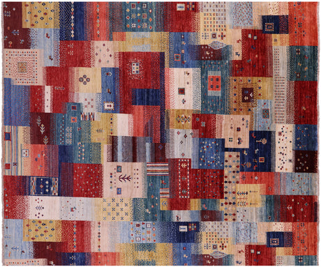 Persian Gabbeh Tribal Hand Knotted Wool Rug - Manhattan Rugs