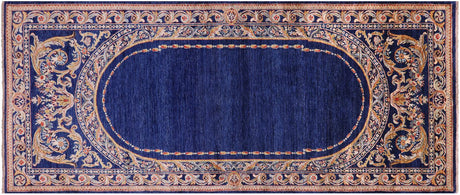 Contemporary Hand-Knotted Wool Rug - Manhattan Rugs
