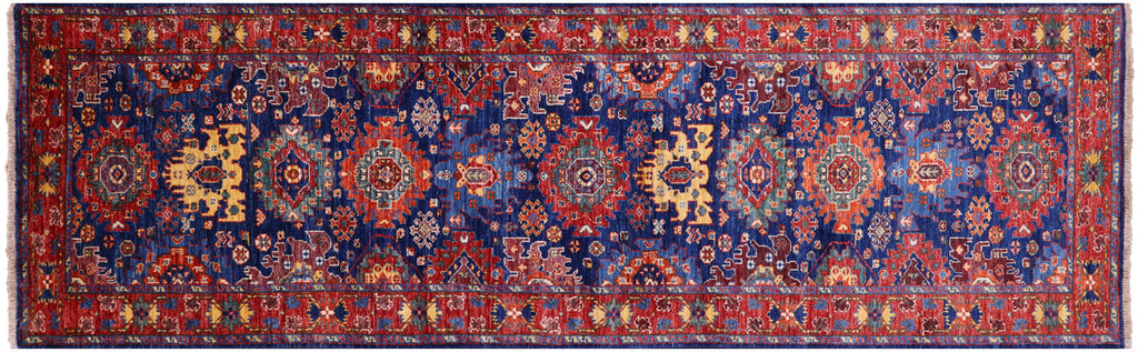 Persian Heriz Serapi Hand Knotted Runner Rug - Manhattan Rugs