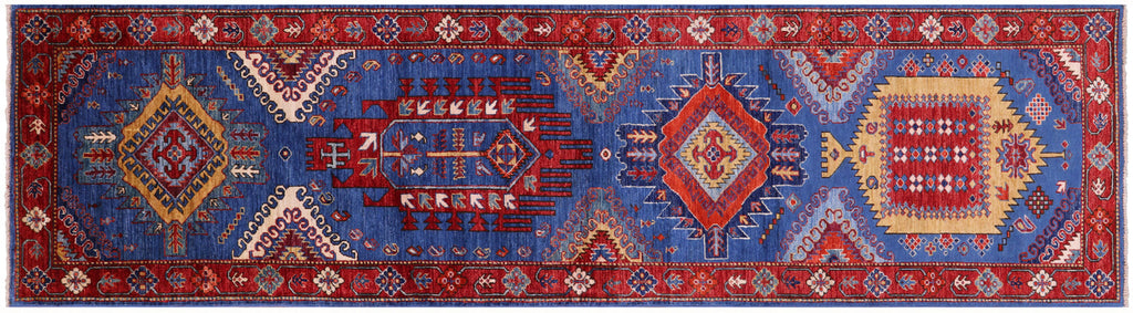 Persian Heriz Serapi Hand Knotted Runner Rug - Manhattan Rugs