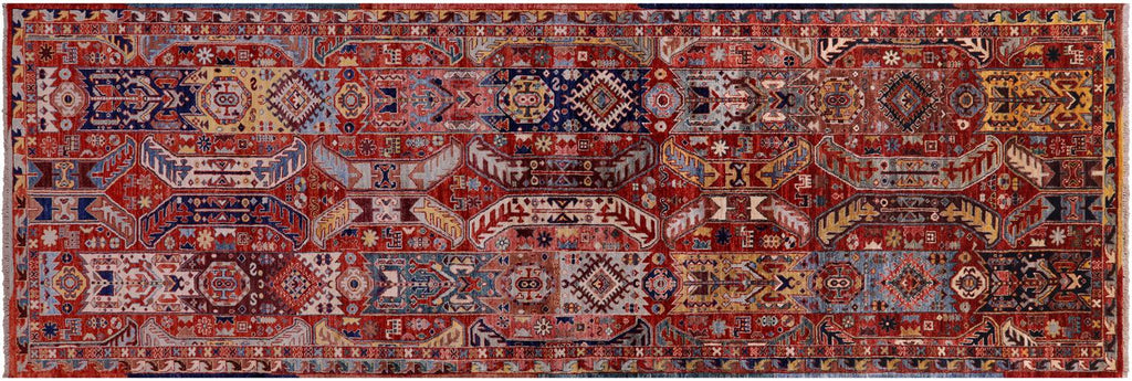 Runner Tribal Fine Serapi Hand Knotted Wool Rug - Manhattan Rugs