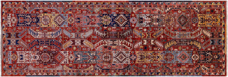 Runner Tribal Fine Serapi Hand Knotted Wool Rug - Manhattan Rugs
