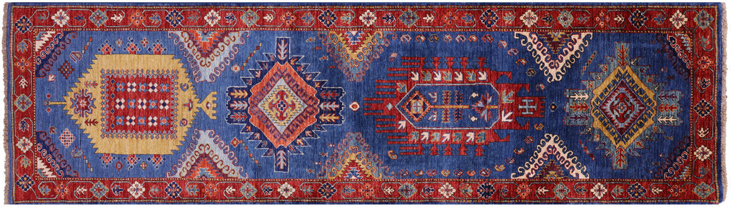 Persian Heriz Serapi Hand-Knotted Runner Rug - Manhattan Rugs