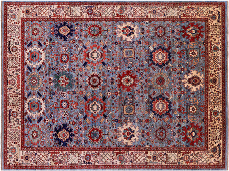 Persian Heriz Serapi Hand-Knotted Wool Rug - Manhattan Rugs