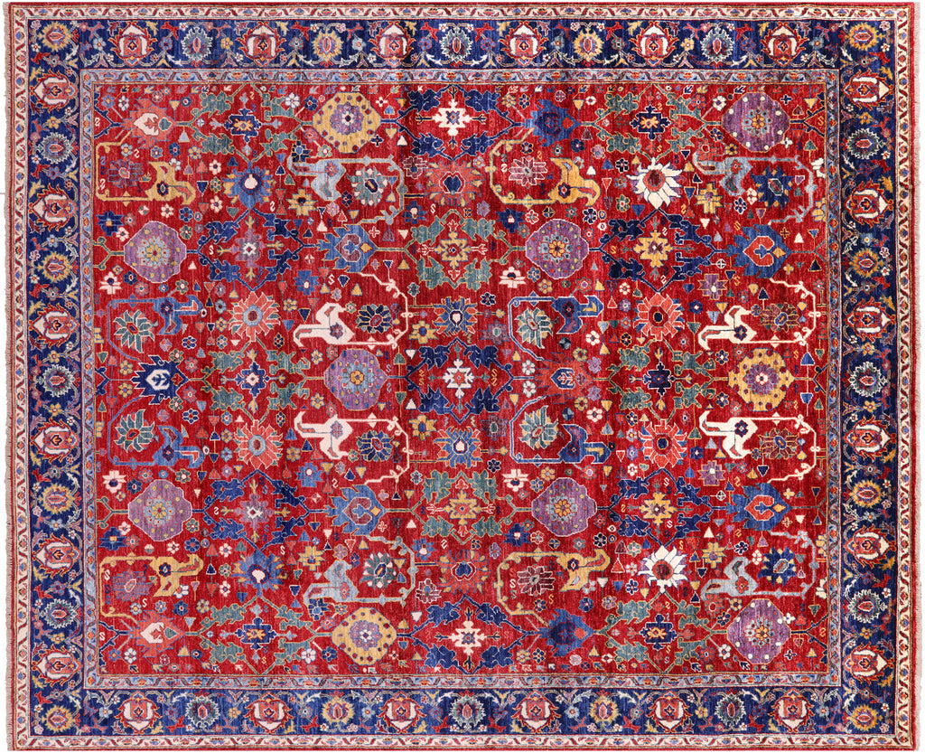 Persian Heriz Serapi Handmade Wool Rug - Manhattan Rugs