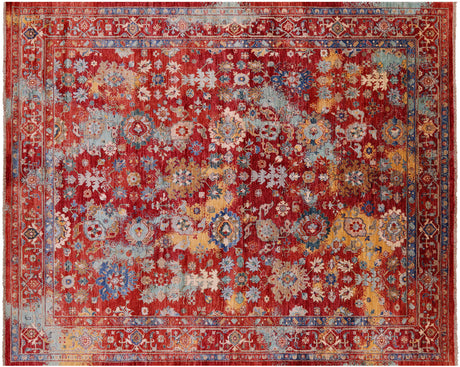 Hand-Knotted Transitional Persian Heriz Serapi Rug - Manhattan Rugs