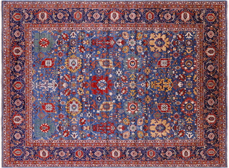 Persian Heriz Serapi Handmade Wool Rug - Manhattan Rugs