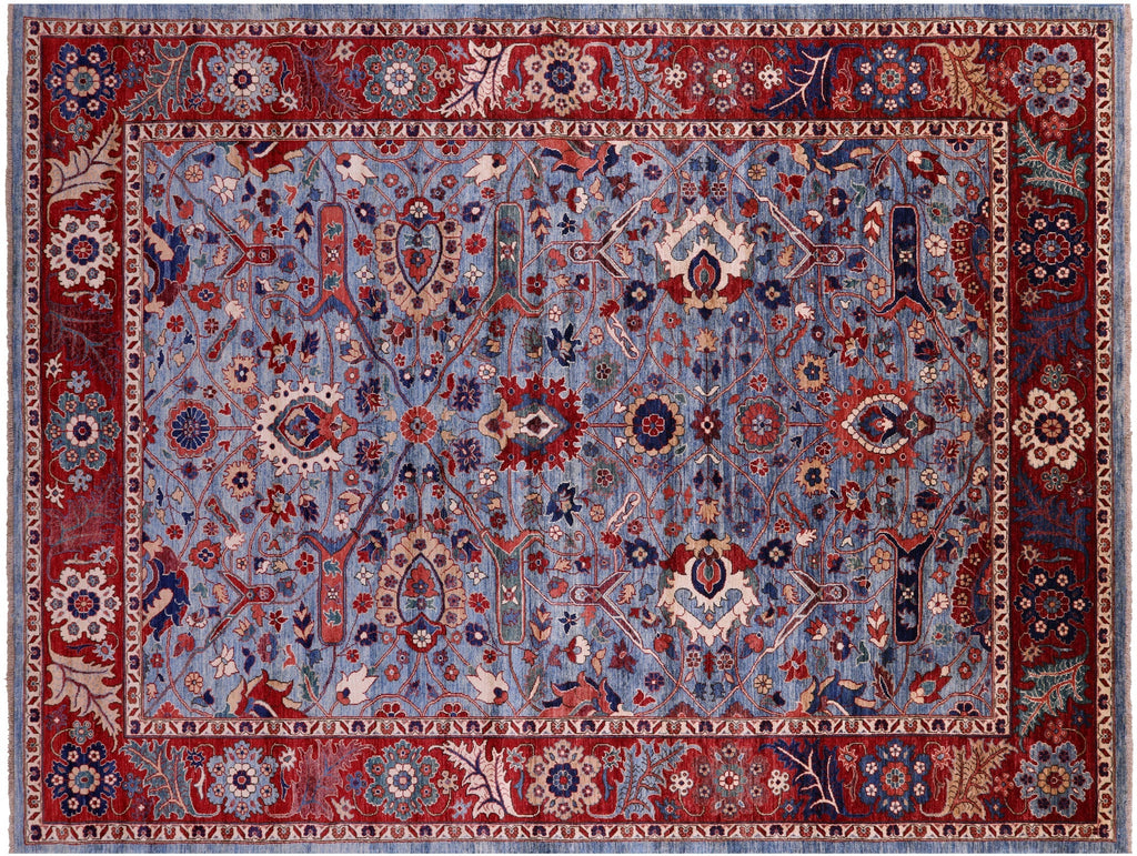 Persian Heriz Serapi Hand-Knotted Wool Rug - Manhattan Rugs