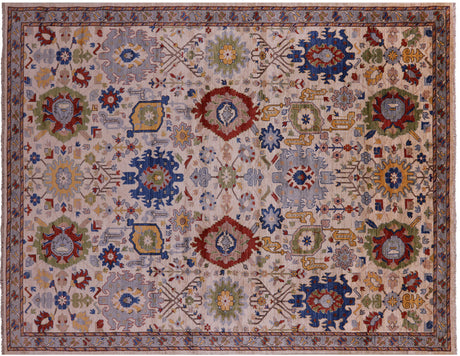 Hand-Knotted Persian Heriz Serapi Wool Rug - Manhattan Rugs