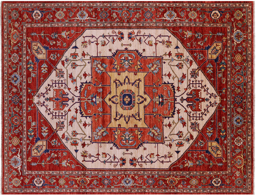 Persian Heriz Serapi Hand-Knotted Rug - Manhattan Rugs