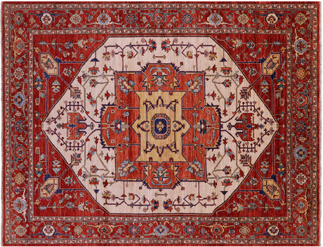 Persian Heriz Serapi Hand-Knotted Rug - Manhattan Rugs