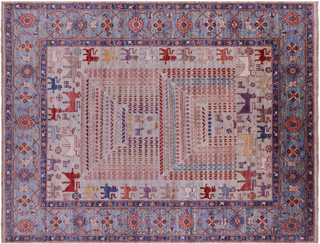 Persian Heriz Serapi Handmade Wool Rug - Manhattan Rugs