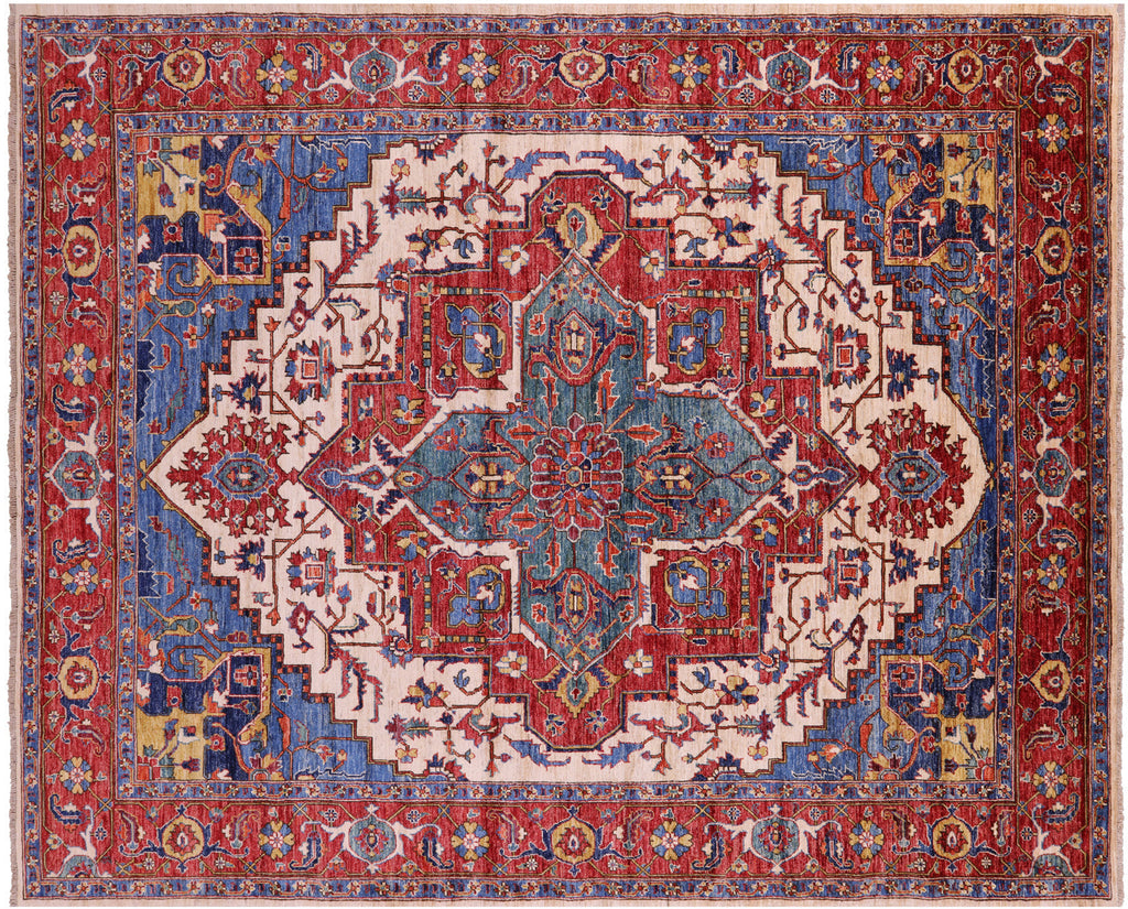 Persian Heriz Serapi Hand Knotted Rug - Manhattan Rugs