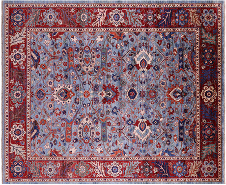 Hand Knotted Persian Heriz Serapi Wool Rug - Manhattan Rugs