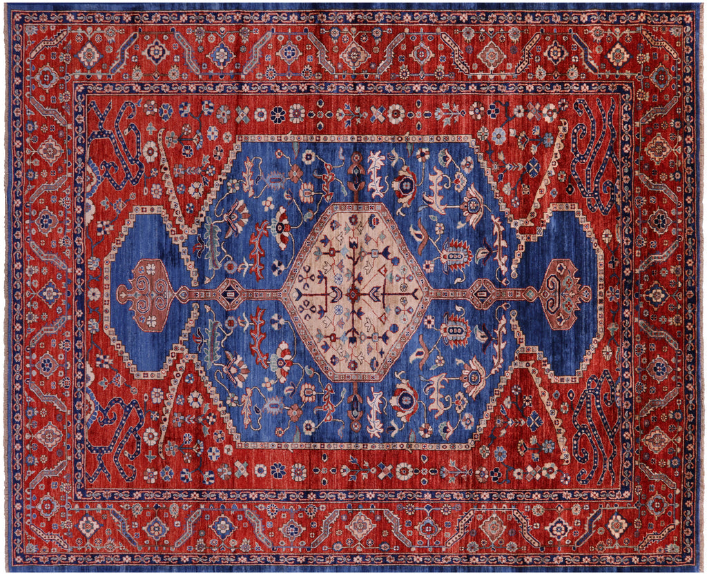 Persian Heriz Serapi Handmade Wool Rug - Manhattan Rugs