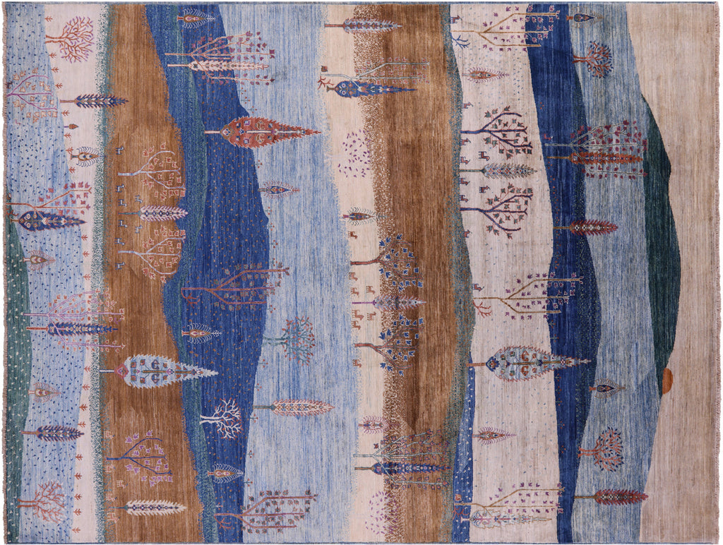 Persian Gabbeh Tribal Hand-Knotted Wool Rug - Manhattan Rugs