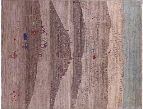 Tribal Persian Gabbeh Handmade Wool Rug - Manhattan Rugs