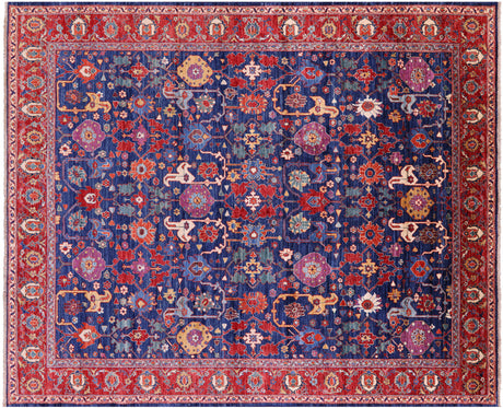 Persian Heriz Serapi Handmade Wool Rug - Manhattan Rugs