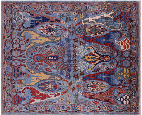 Persian Heriz Serapi Hand Knotted Wool Rug - Manhattan Rugs