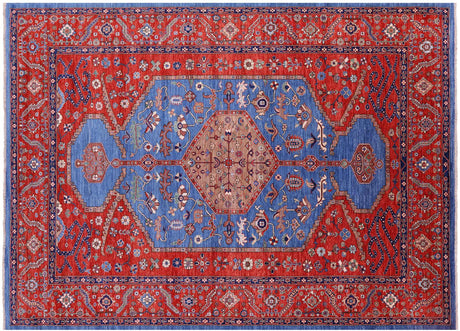 Handmade Persian Heriz Serapi Wool Rug - Manhattan Rugs
