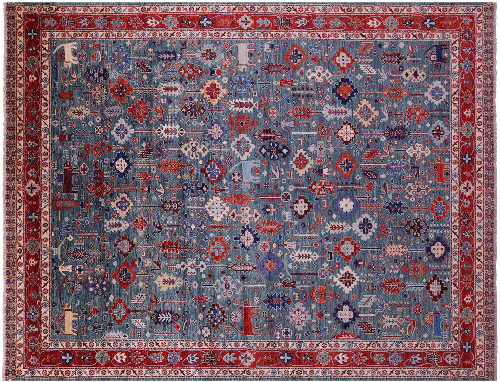 Persian Heriz Serapi Hand-Knotted Rug - Manhattan Rugs