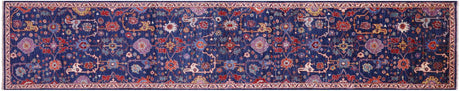 Hand Knotted Persian Heriz Serapi Runner Rug - Manhattan Rugs