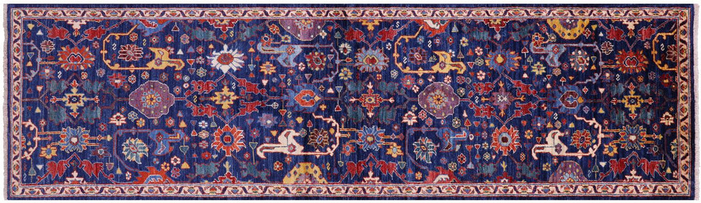 Persian Heriz Serapi Handmade Runner Rug - Manhattan Rugs