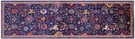 Persian Heriz Serapi Handmade Runner Rug - Manhattan Rugs
