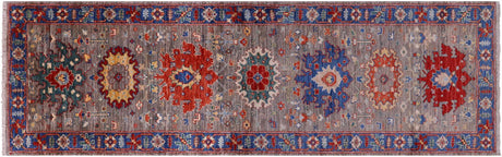 Runner Persian Heriz Serapi Handmade Wool Rug - Manhattan Rugs