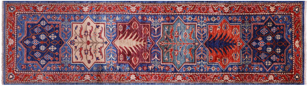 Persian Heriz Serapi Handmade Runner Rug - Manhattan Rugs