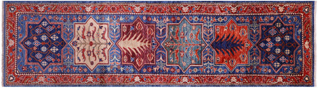 Persian Heriz Serapi Handmade Runner Rug - Manhattan Rugs