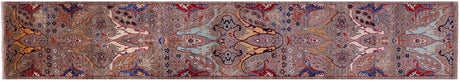 Runner Persian Heriz Serapi Hand-Knotted Rug - Manhattan Rugs