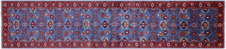 Runner Handmade Persian Heriz Serapi Rug - Manhattan Rugs