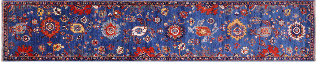 Persian Heriz Serapi Hand Knotted Runner Rug - Manhattan Rugs