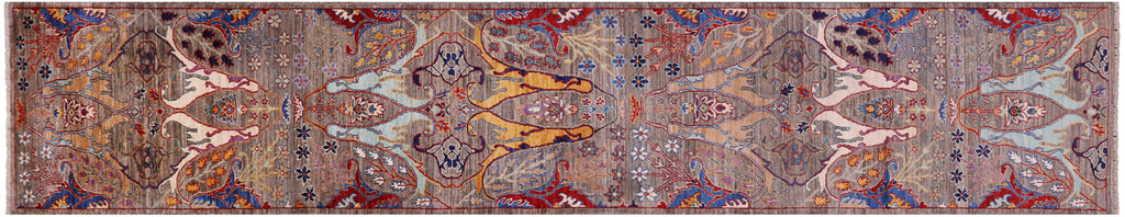 Runner Persian Heriz Serapi Handmade Wool Rug - Manhattan Rugs