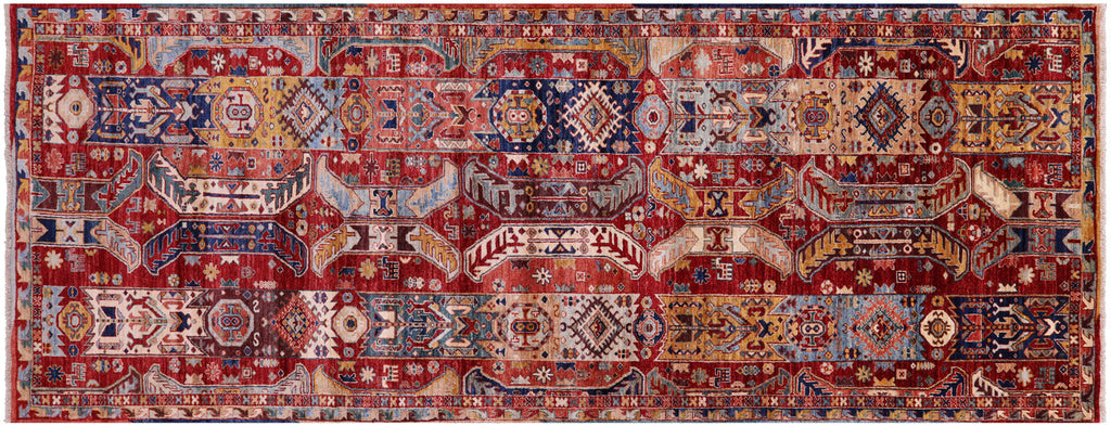 Runner Tribal Fine Serapi Hand Knotted Wool Rug - Manhattan Rugs