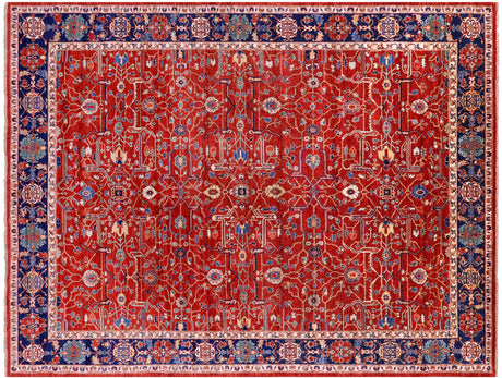 Handmade Persian Heriz Serapi Wool Rug - Manhattan Rugs