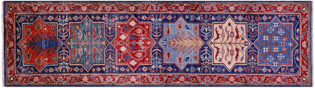 Persian Heriz Serapi Handmade Runner Rug - Manhattan Rugs