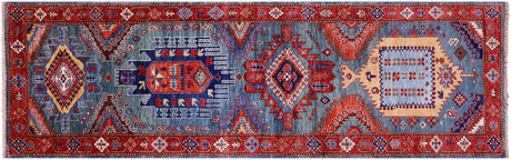 Runner Persian Heriz Serapi Handmade Rug - Manhattan Rugs