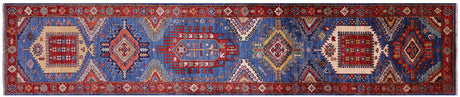Persian Heriz Serapi Handmade Wool Runner Rug - Manhattan Rugs