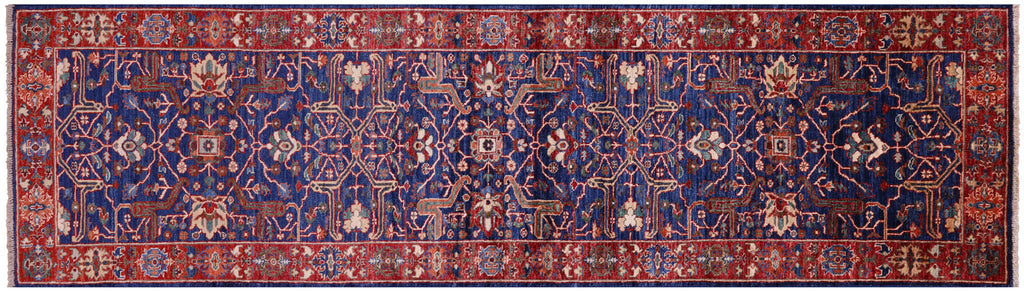 Persian Heriz Serapi Handmade Runner Rug - Manhattan Rugs