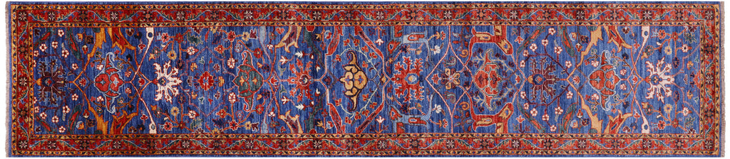 Persian Heriz Serapi Handmade Runner Rug - Manhattan Rugs