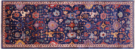 Runner Persian Heriz Serapi Hand-Knotted Rug - Manhattan Rugs
