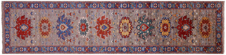 Runner Persian Heriz Serapi Hand Knotted Wool Rug - Manhattan Rugs