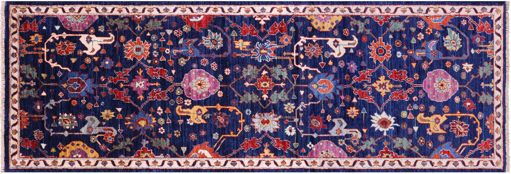 Runner Persian Heriz Serapi Hand Knotted Rug - Manhattan Rugs