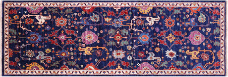 Runner Persian Heriz Serapi Hand Knotted Rug - Manhattan Rugs