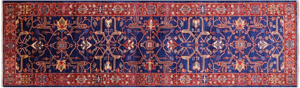 Runner Persian Heriz Serapi Handmade Rug - Manhattan Rugs