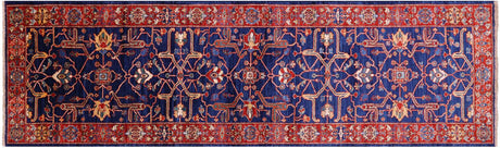 Runner Persian Heriz Serapi Handmade Rug - Manhattan Rugs