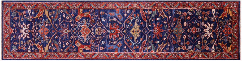 Runner Persian Heriz Serapi Handmade Wool Rug - Manhattan Rugs